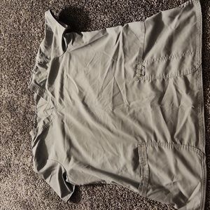 Cherokee large light grey scrub top